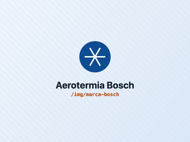 Aerotermia Bosch