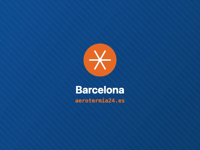 Aerotermia en la provincia de Barcelona